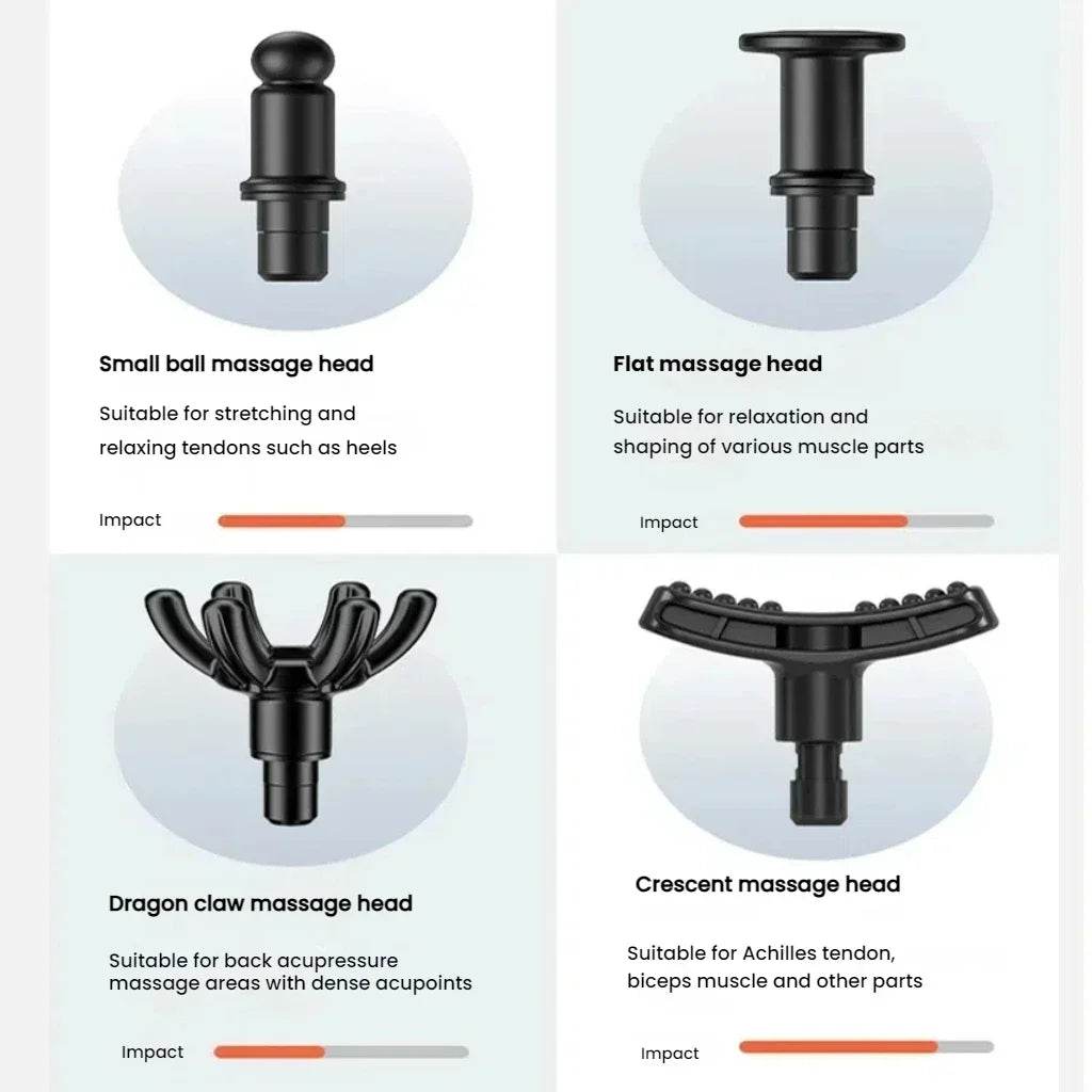 Deep Muscle Percussion Massage Gun with 99 Speeds and Carry Case - Sleep Galleria