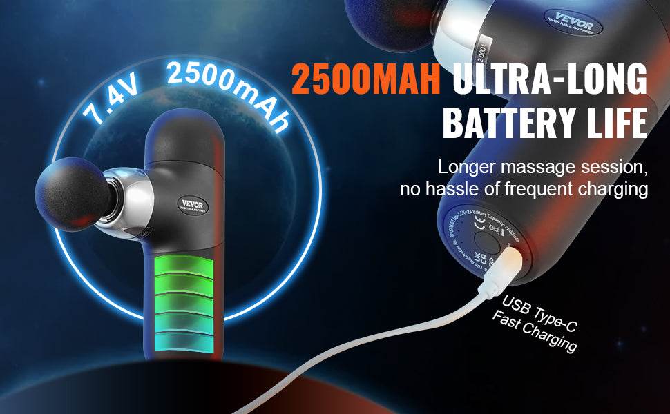 Vevor Portable Deep Tissue Massage Gun - Omega Lifestyles