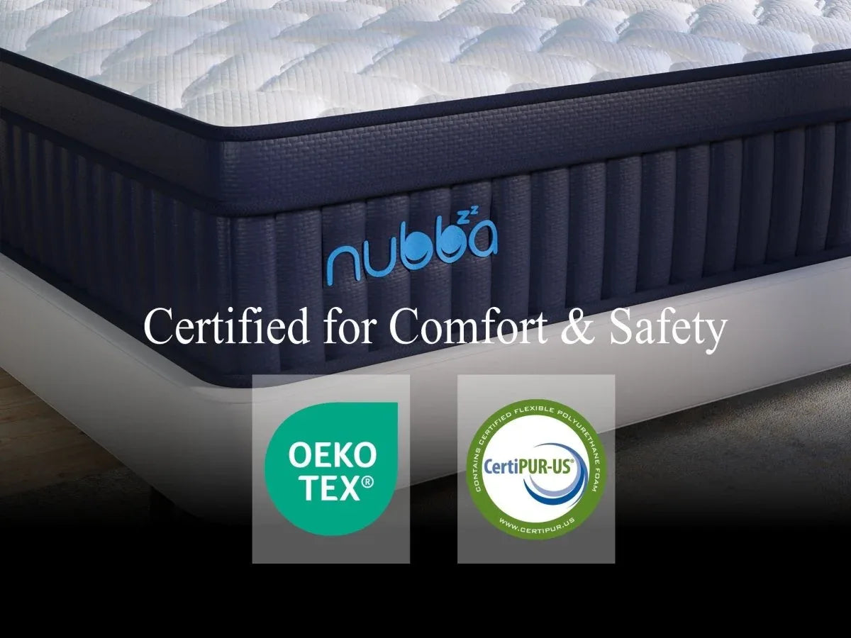 Medium 12-Inch Hybrid Memory Foam King Mattress - Omega Lifestyles