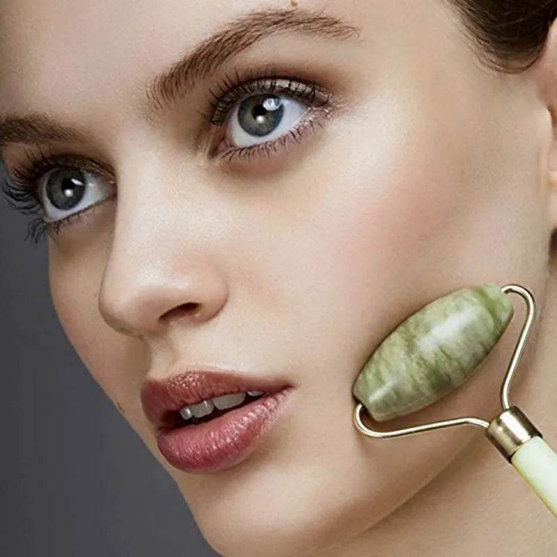 Set of 2 Natural Jade Facial Scraping Massage Tools - Sleep Galleria