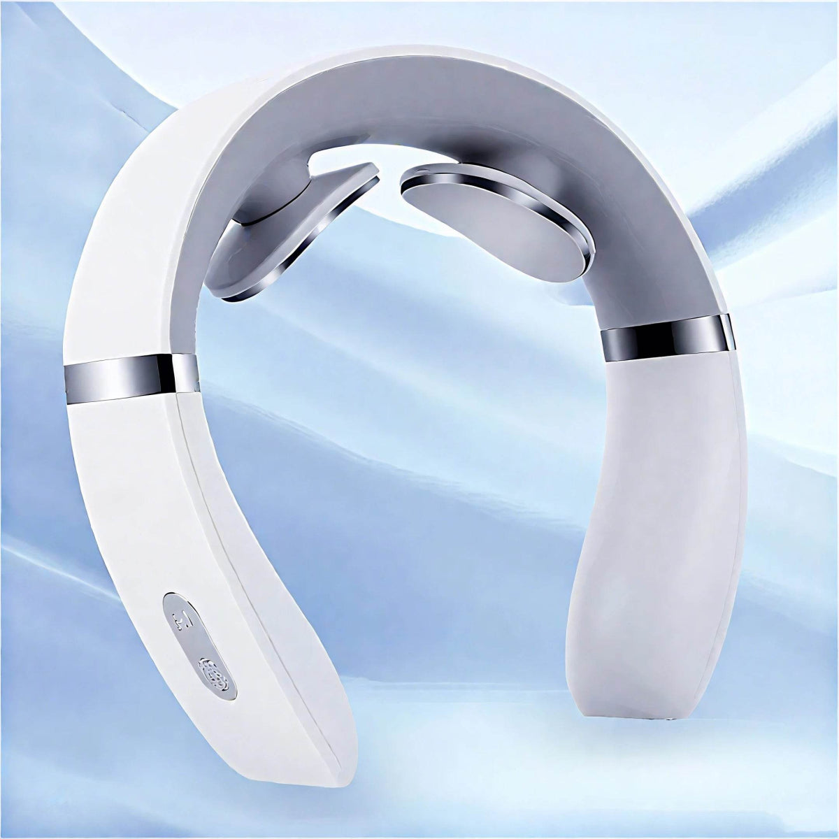 Portable Electronic Neck Massager With Curved Electrode Pads - Sleep Galleria