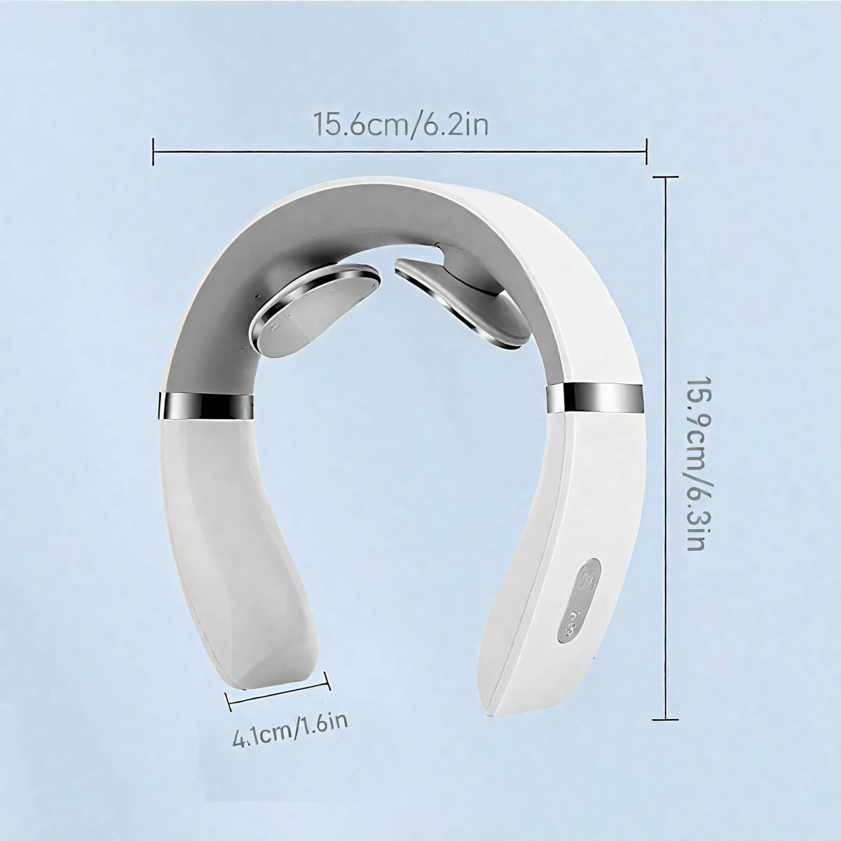 Portable Electronic Neck Massager With Curved Electrode Pads - Sleep Galleria