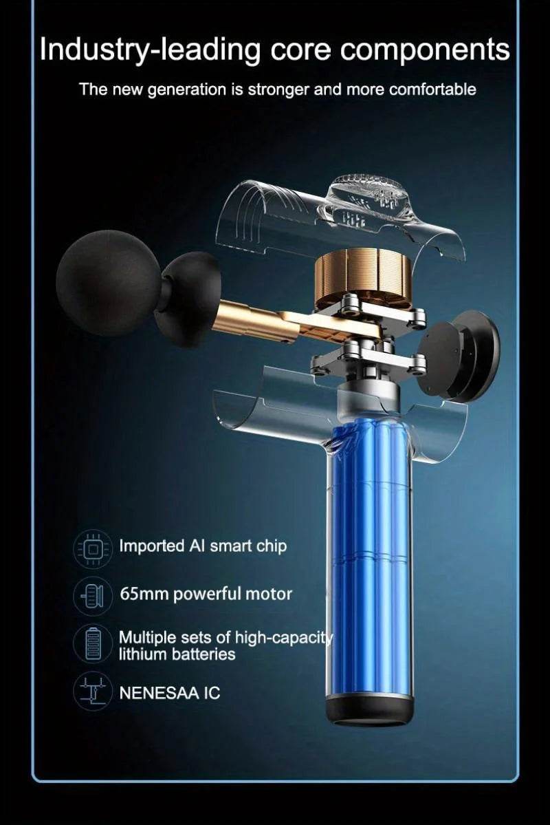 Portable Deep Tissue Electric Percussion Massage Gun - Sleep Galleria