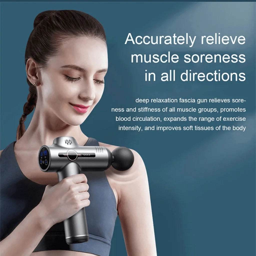 Portable Deep Tissue Electric Percussion Massage Gun - Sleep Galleria