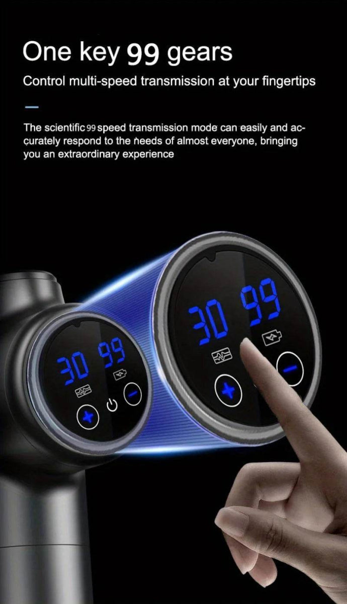 Portable Deep Tissue Electric Percussion Massage Gun - Sleep Galleria