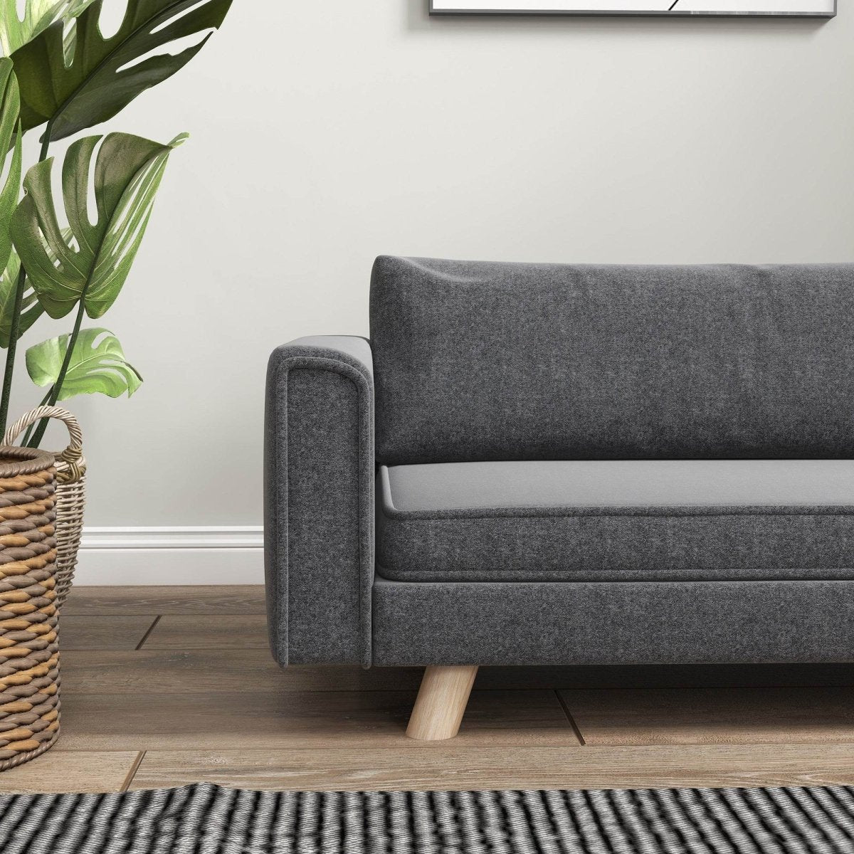 Elevated Pet Sofa With Removable Cushions And Anti-Slip Pads - Sleep Galleria