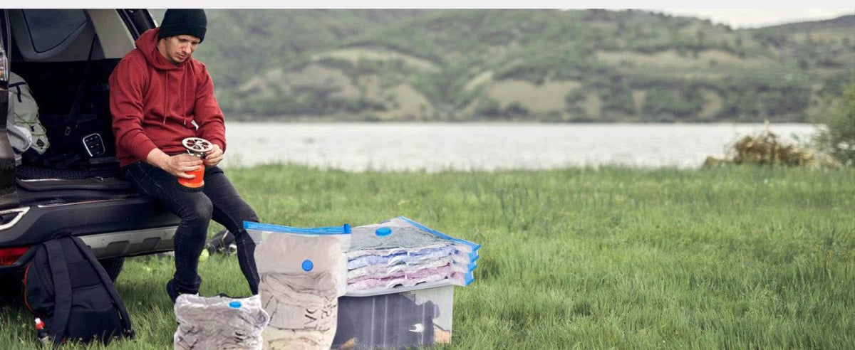 Vacuum Storage Bags Set for Clothes and Bedding - Omega Lifestyles