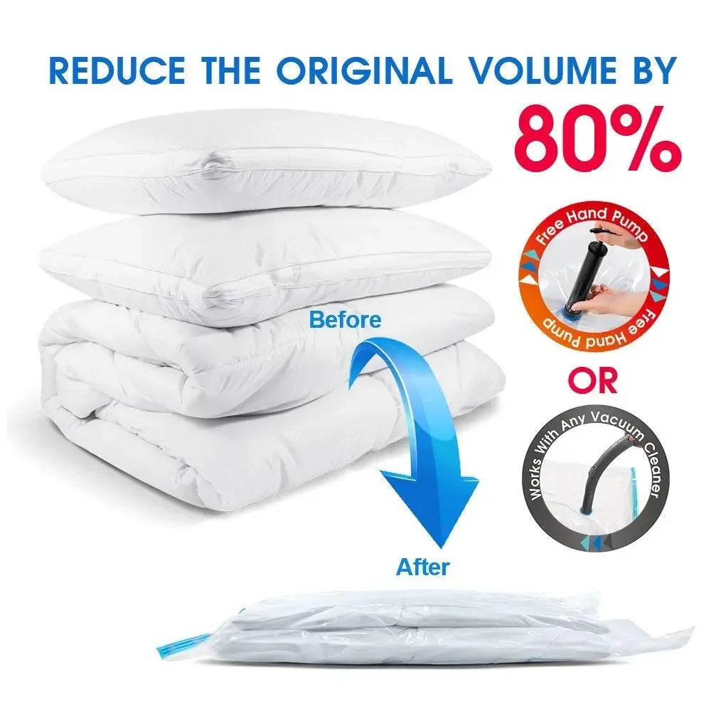Vacuum Storage Bags Set for Clothes and Bedding - Omega Lifestyles