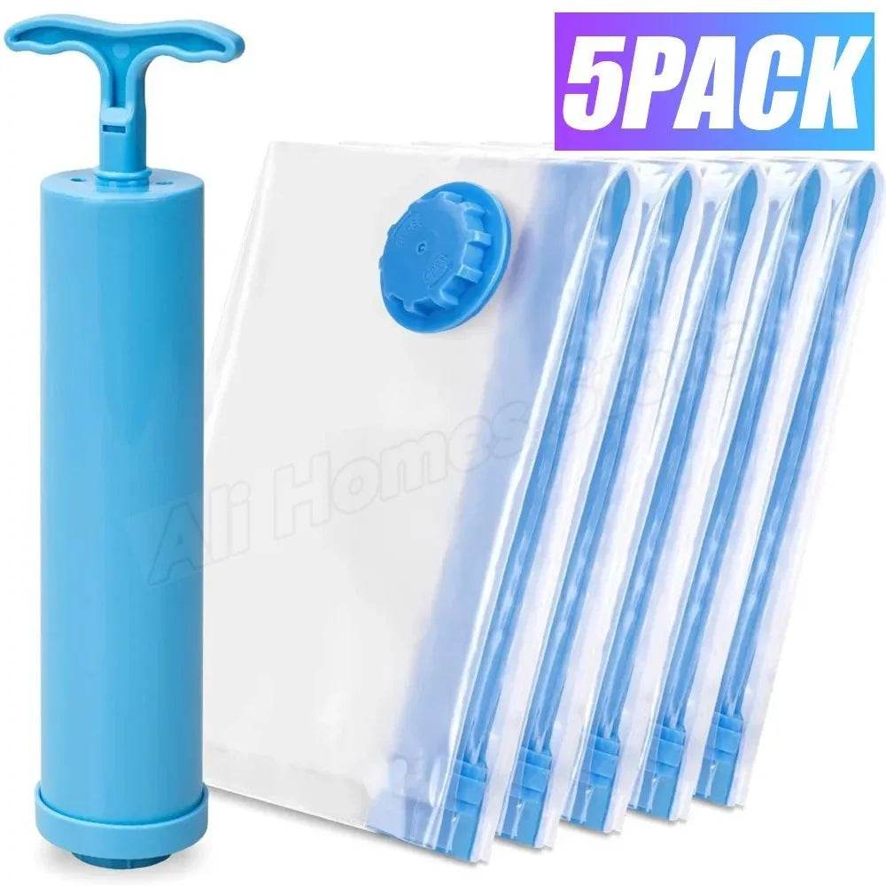 Vacuum Storage Bags Set for Clothes and Bedding - Omega Lifestyles