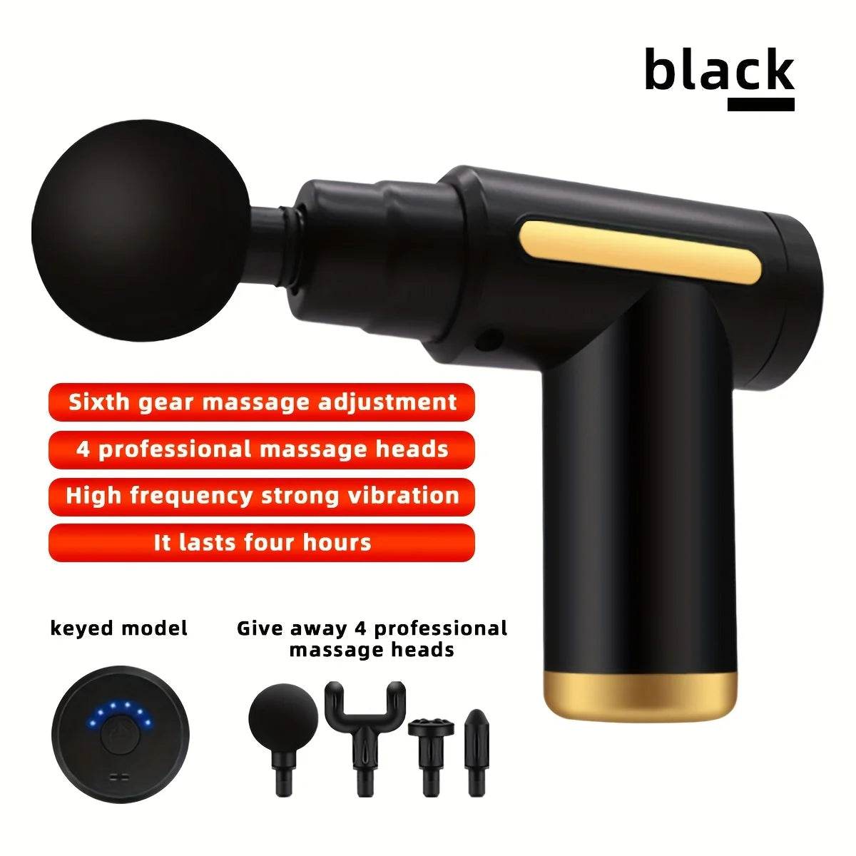 Long Endurance Silent TYPE-C Electric Fascia Gun - Sleep Galleria