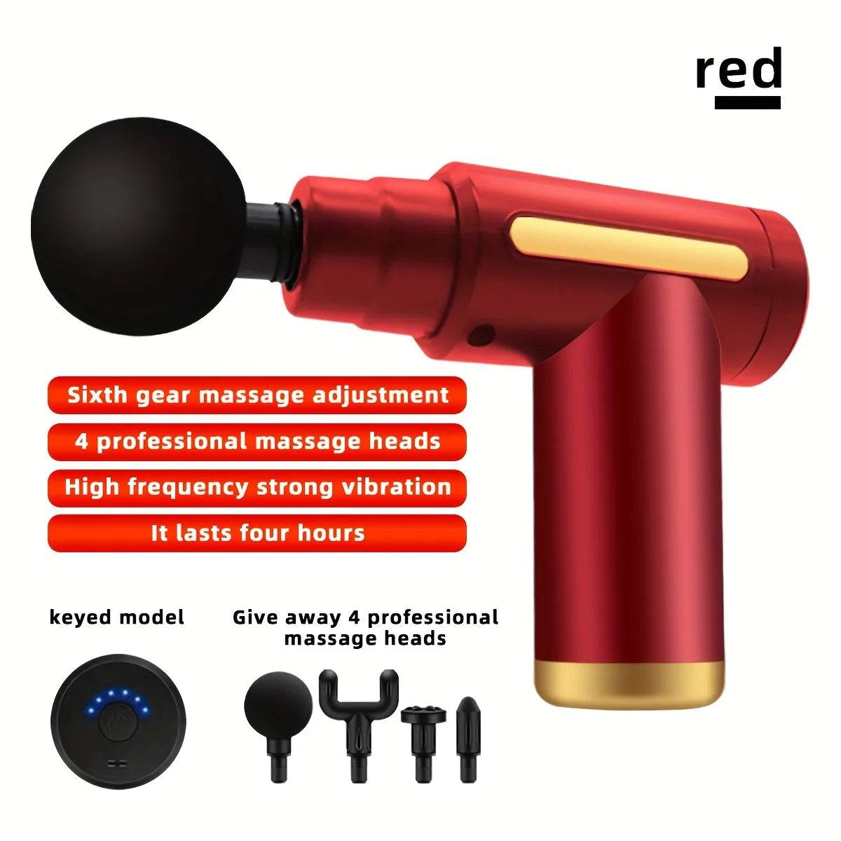 Long Endurance Silent TYPE-C Electric Fascia Gun - Sleep Galleria