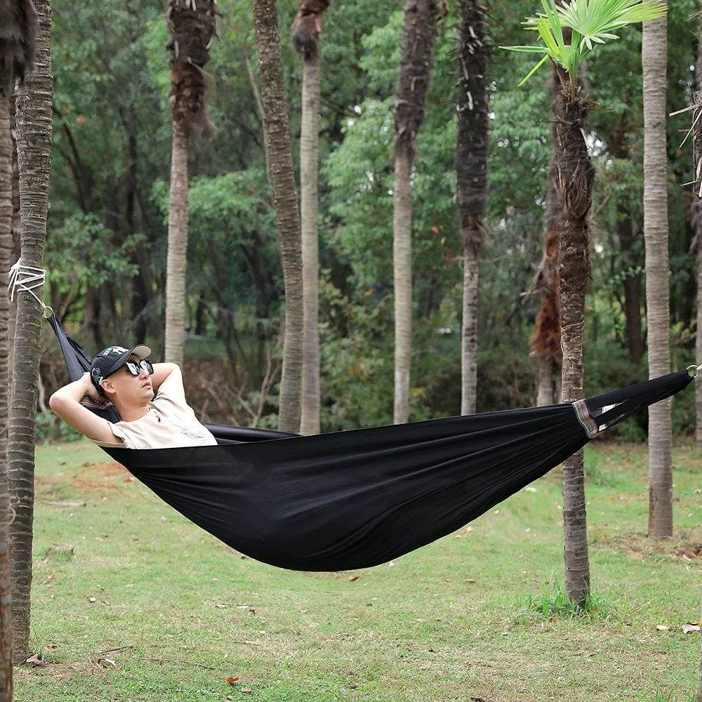 Portable Single-Person Parachute Fabric Hammock - Sleep Galleria