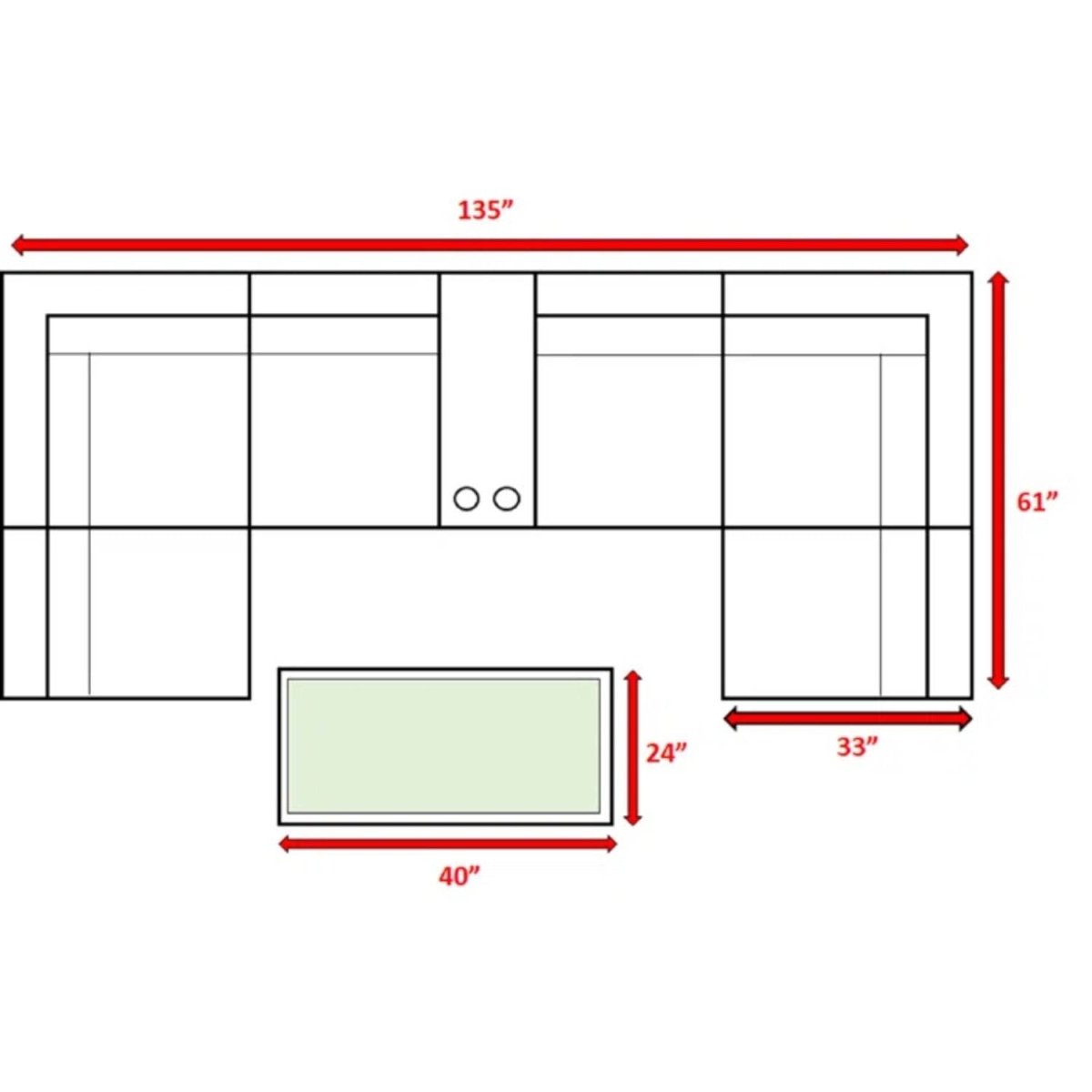8 - Piece Outdoor Wicker Seating Group With Cushions - Reposea - Omega Lifestyles