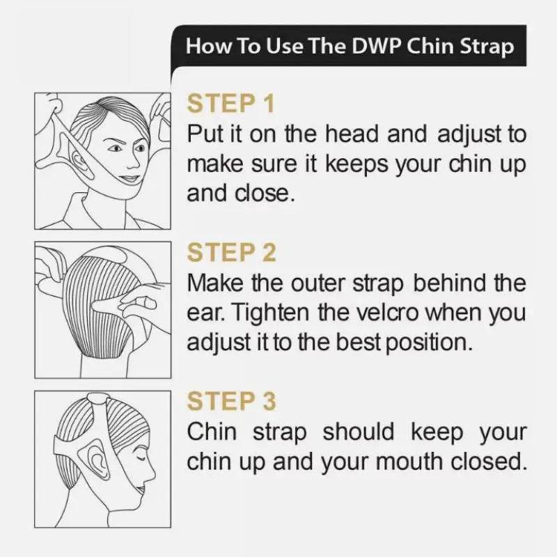 Breathable Anti Snore Chin Strap Stop Snoring Belt - Sleep Galleria