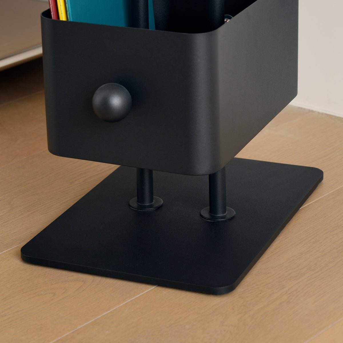 Colorful Metal Cube Bookshelf Four-Shelf Corner Shelf - Sleep Galleria