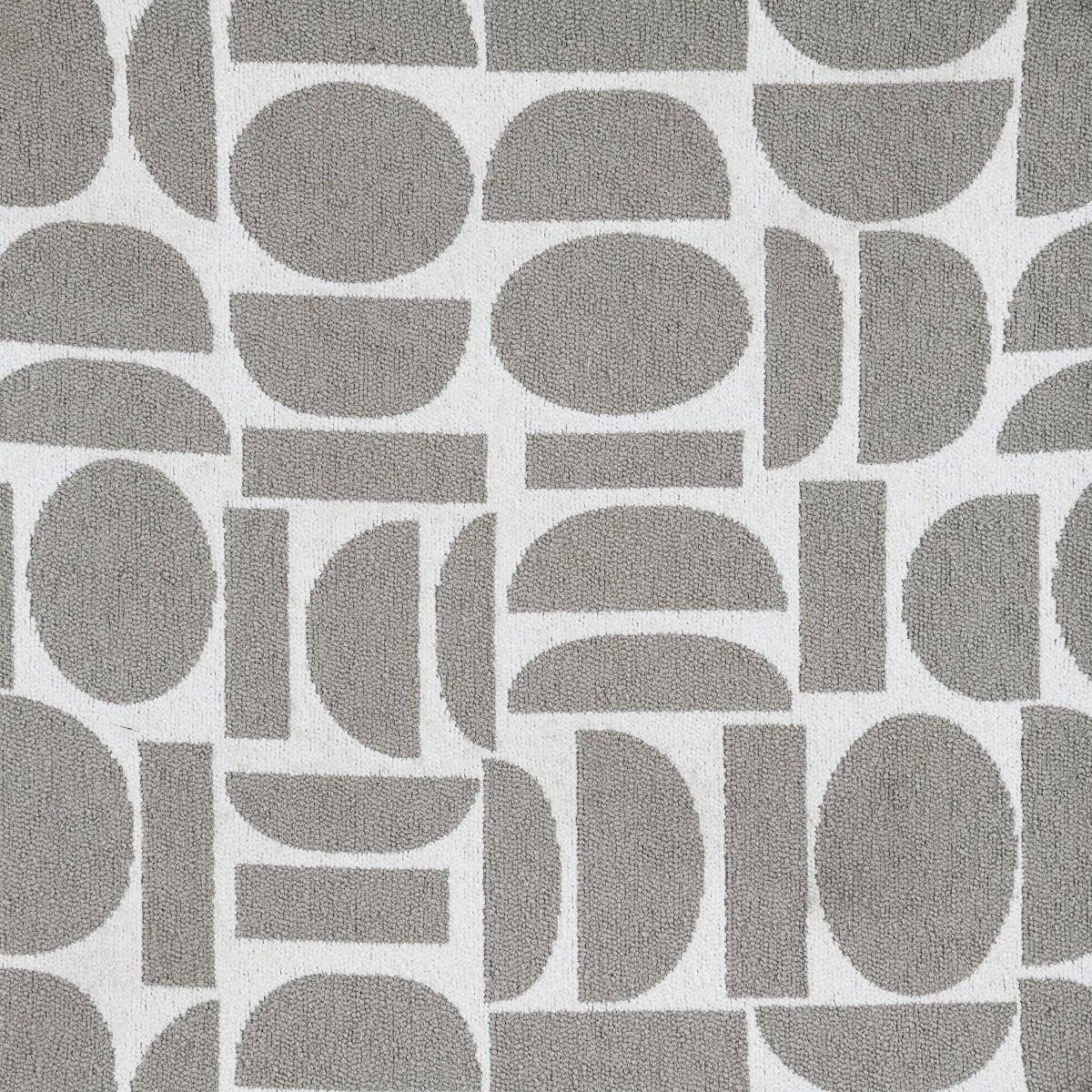 Gray Chenille Sofa With Pillows And Wooden Frame - Omega Lifestyles