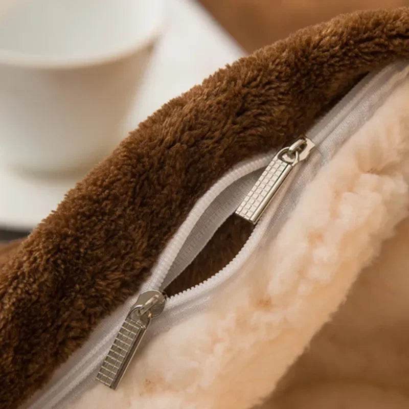 Heated Anti-Pilling Wool Throw Blanket Winter Cozy - Sleep Galleria