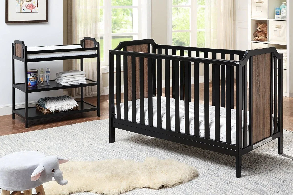 3-in-1 Convertible Wood Baby Crib With Daybed Toddler Bed - Omega Lifestyles
