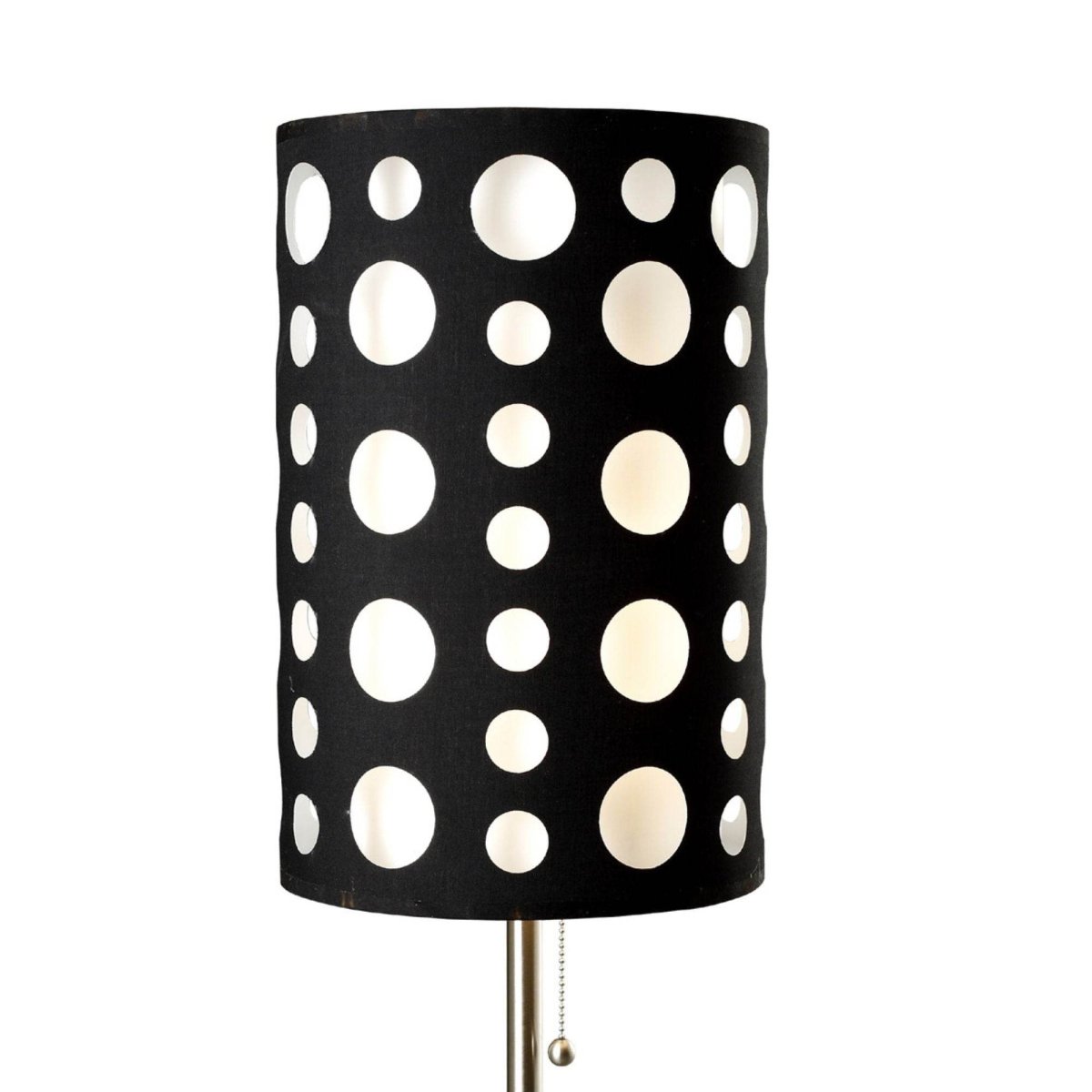 33-Inch Metal Table Lamp With Dual Fabric Shade - Sleep Galleria