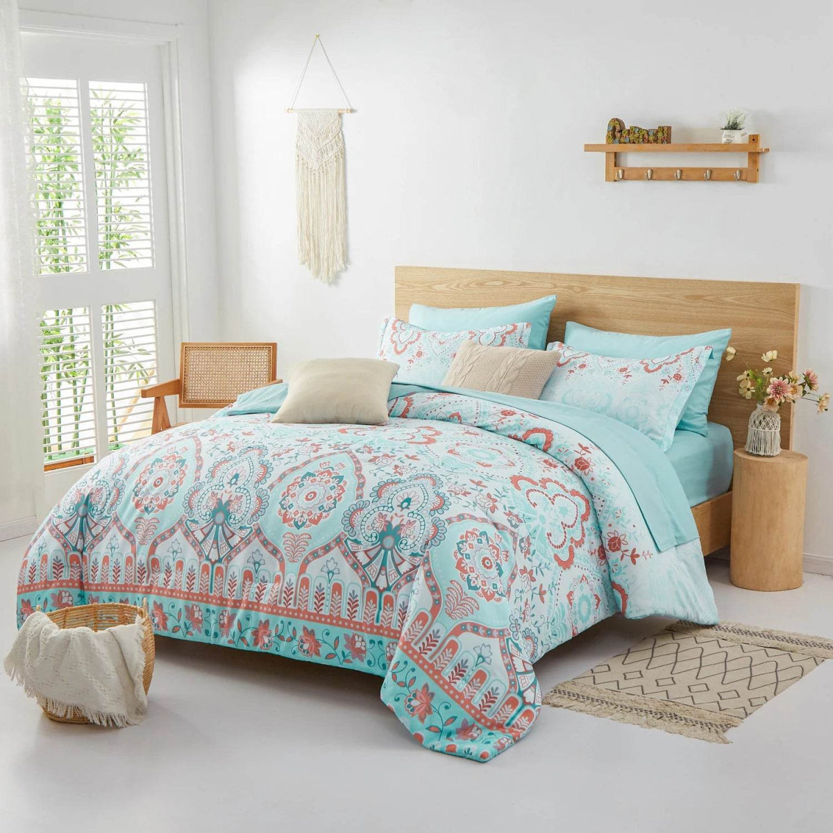 7-Piece Extra Soft Microfiber Bohemian Comforter Set - Sleep Galleria