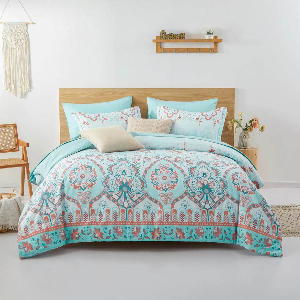7-Piece Extra Soft Microfiber Bohemian Comforter Set - Sleep Galleria