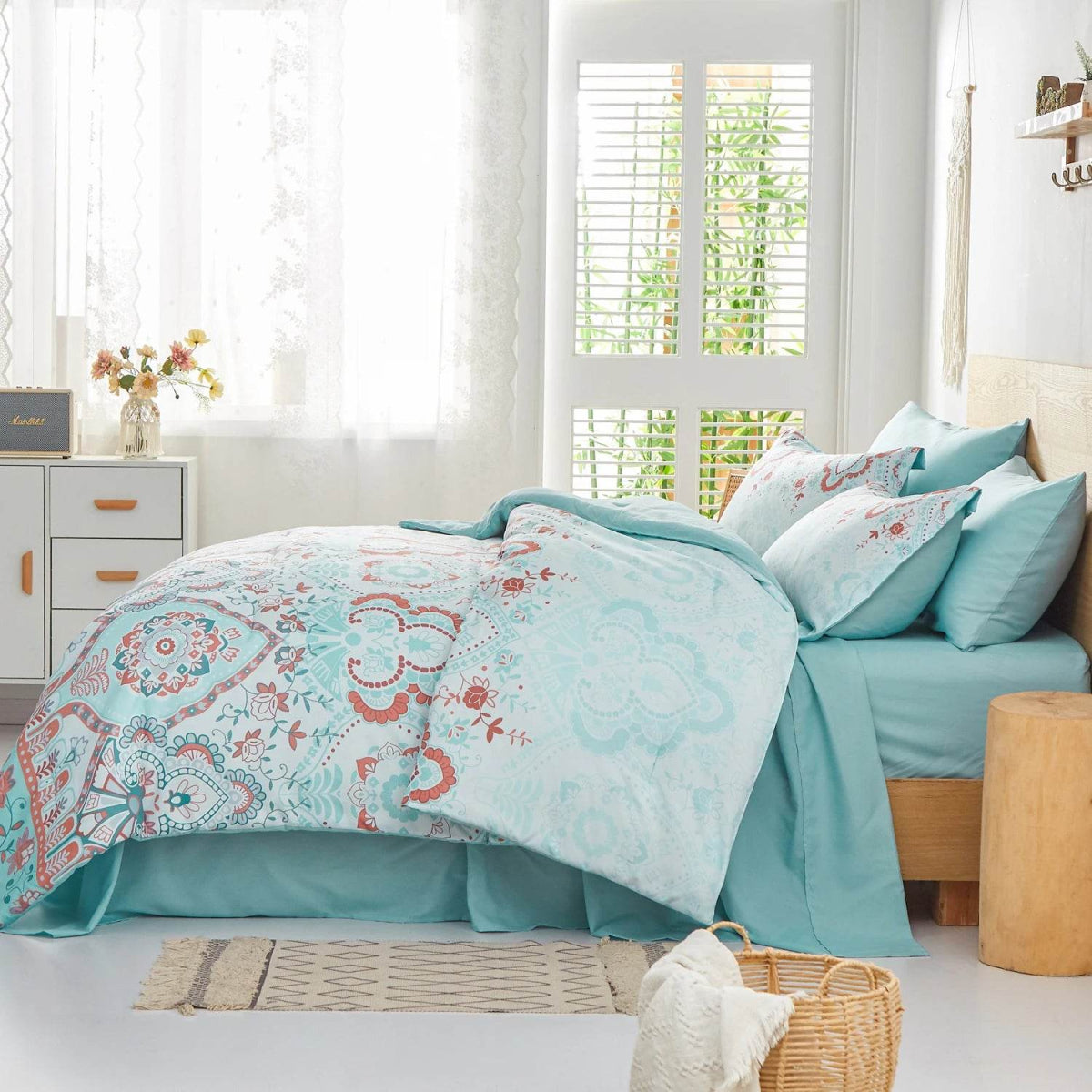 7-Piece Extra Soft Microfiber Bohemian Comforter Set - Sleep Galleria