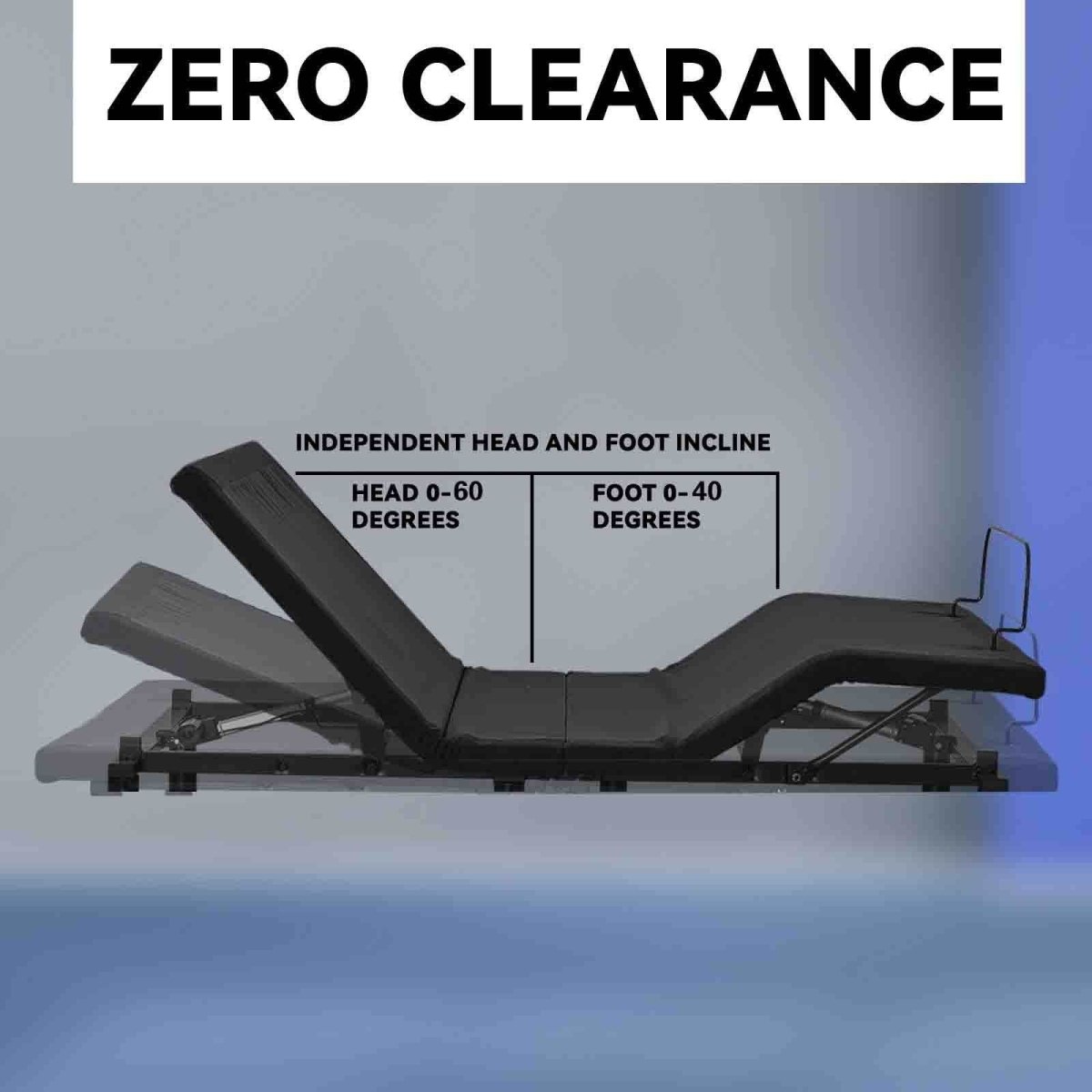 Adjustable Electric Bed Frame With Remote Control - Sleep Galleria