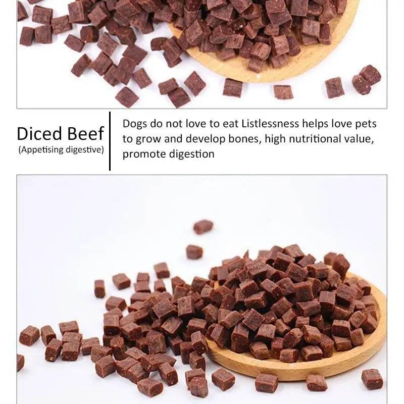 Beef Particle Chewy Training Pet Snacks - Omega Lifestyles