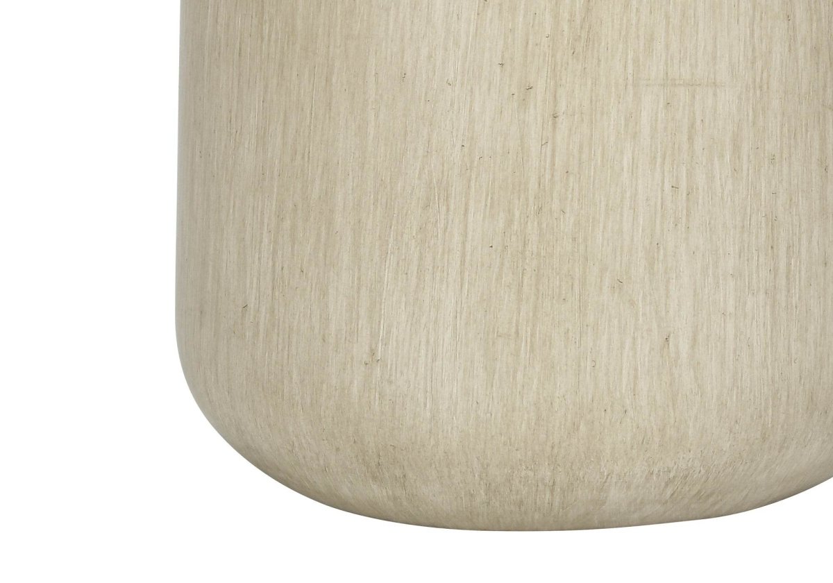 Contemporary Beige Concrete Table Lamp With Ivory Shade - Sleep Galleria