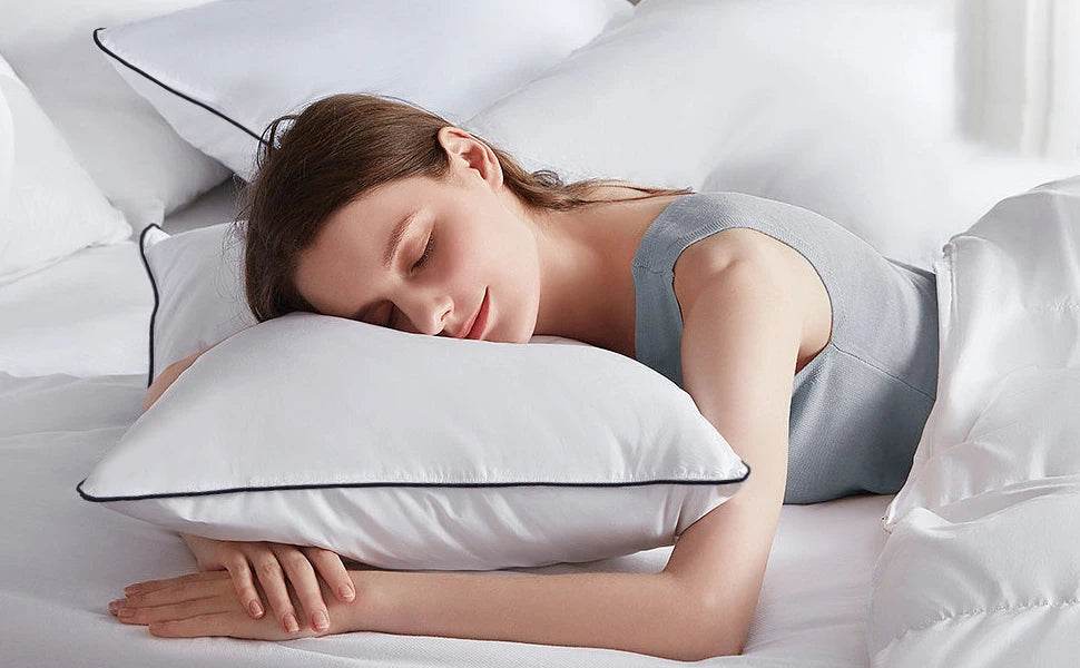 Luxury Cooling Bed Pillows with Breathable 3D Microfiber - Sleep Galleria