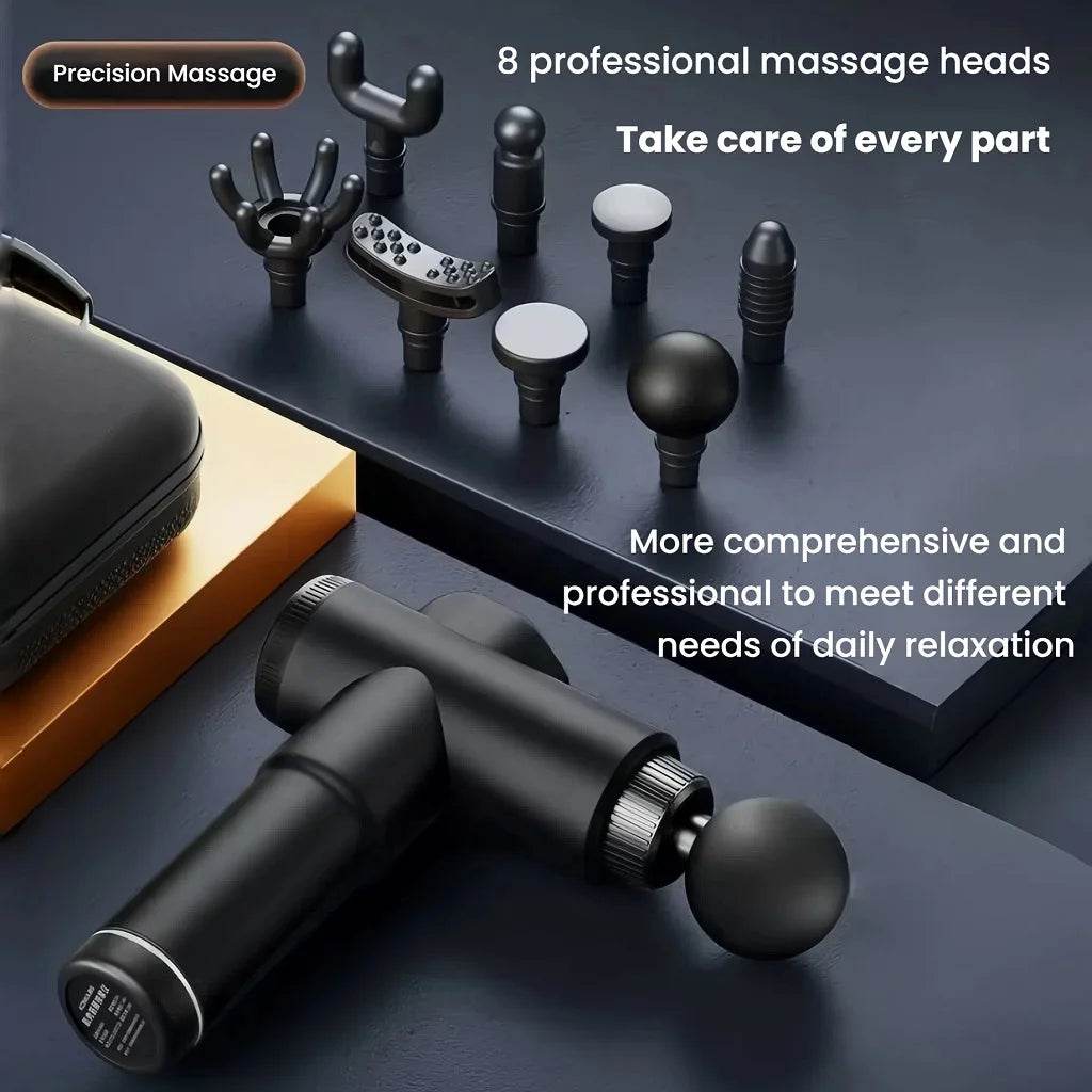 Massage Gun with LCD Touch Screen for Deep Muscle Recovery - Omega Lifestyles