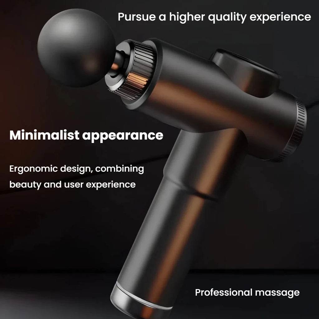 Massage Gun with LCD Touch Screen for Deep Muscle Recovery - Omega Lifestyles