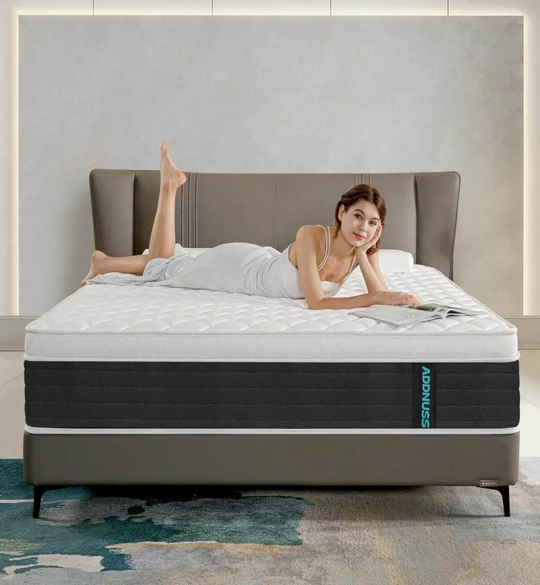 Medium Hybrid 8-Inch Memory Foam Pocket Spring Mattress - Omega Lifestyles