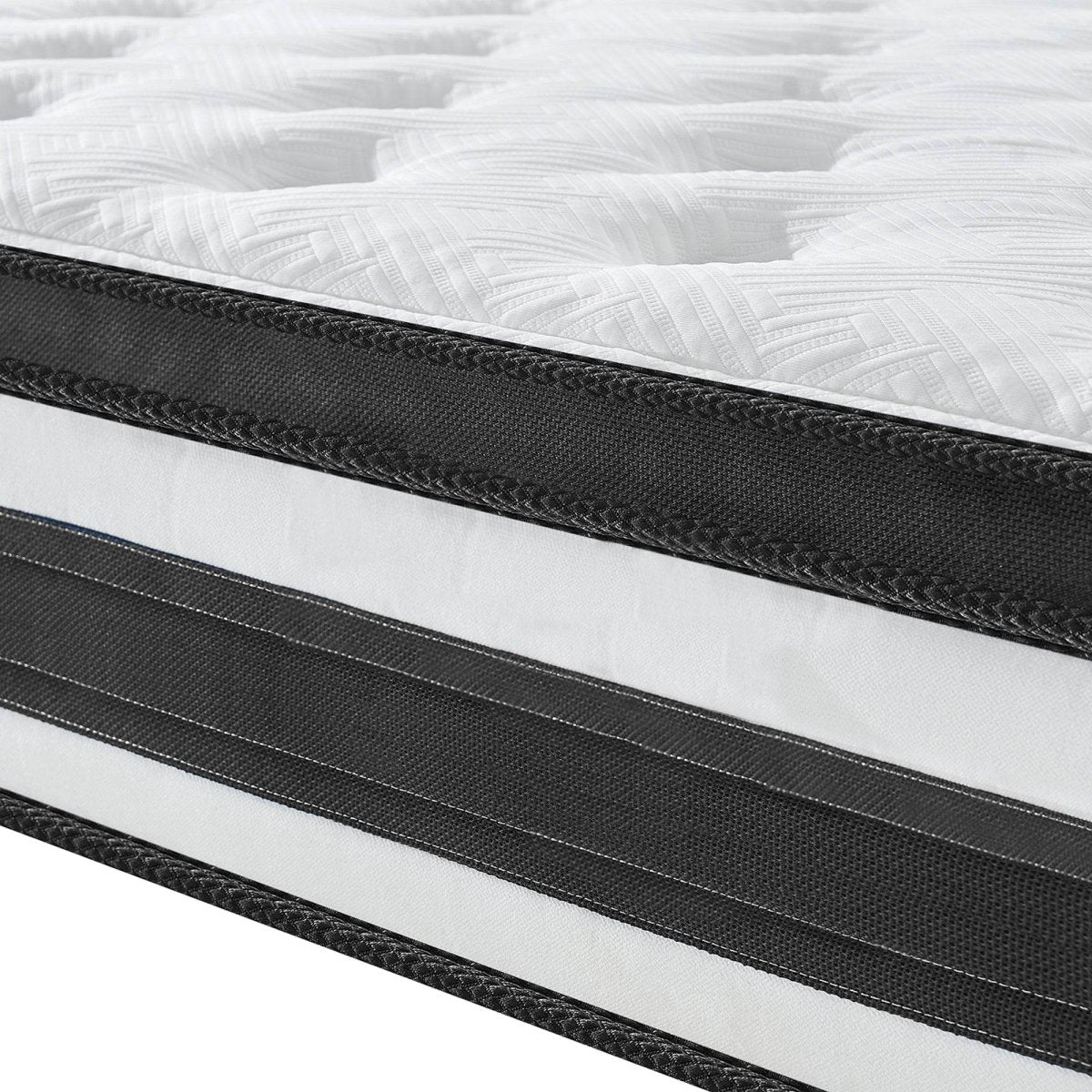 Soft 12-Inch Plush Memory Foam Pocket Spring Mattress - Sleep Galleria