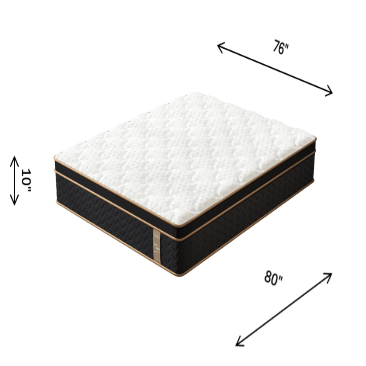 Soft Plush Hybrid Memory Foam Mattress 10-Inch - Sleep Galleria