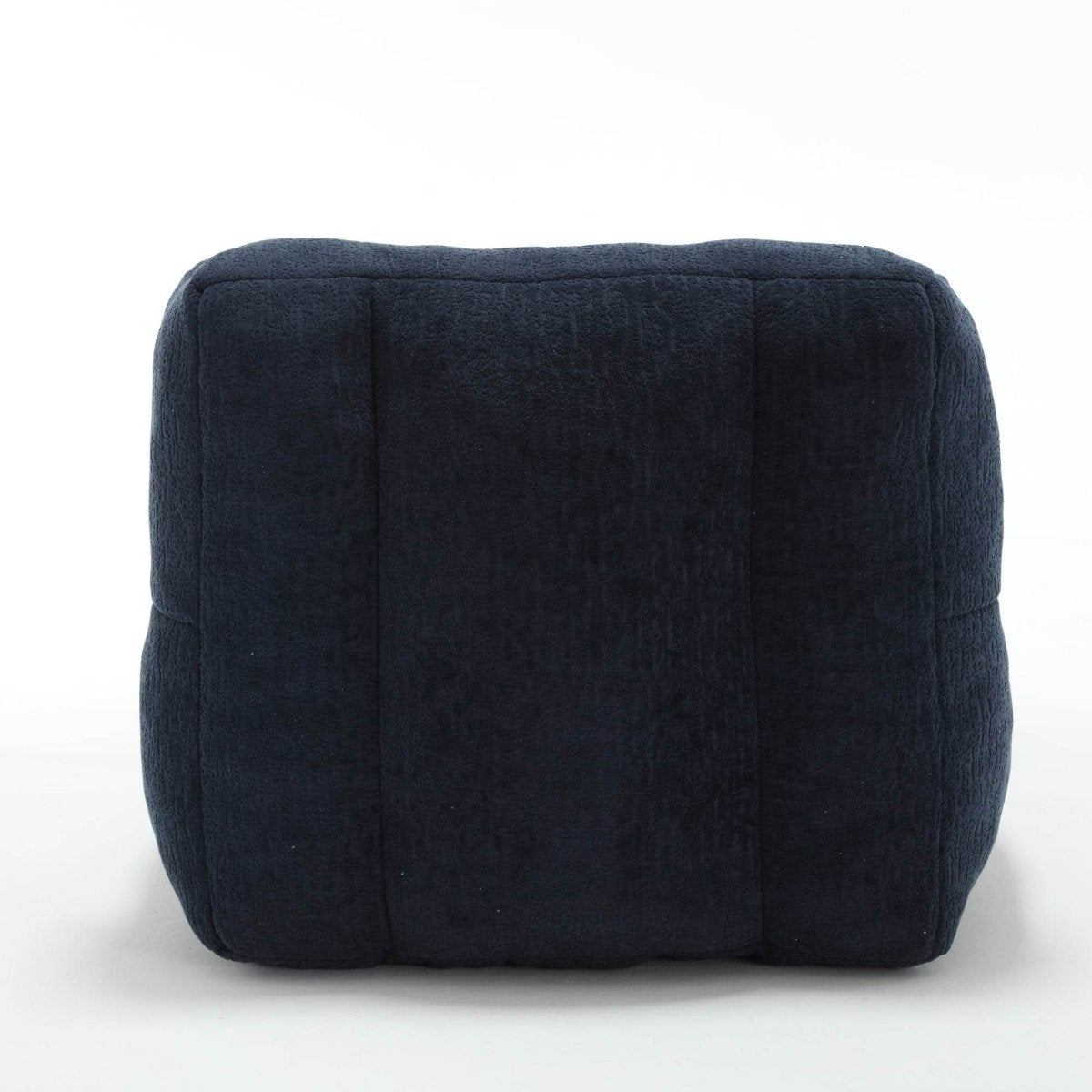 Velvet Memory Foam Indoor Bean Bag Chair With Ottoman - Sleep Galleria