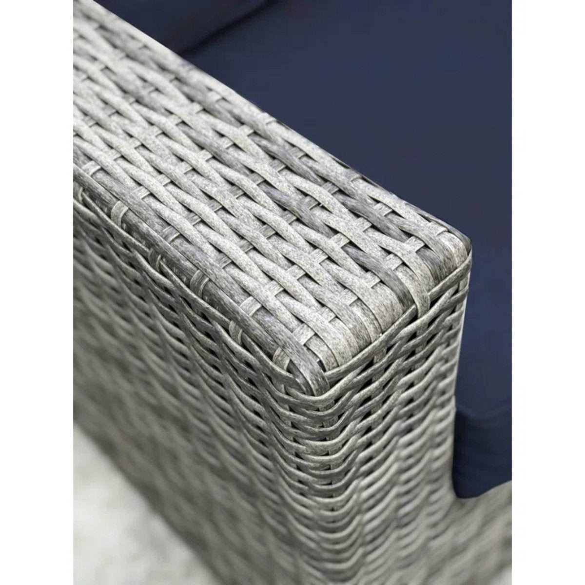 2 - Piece Outdoor Wicker Club Chair Set With Sunbrella Cushions - Restanew - Omega Lifestyles