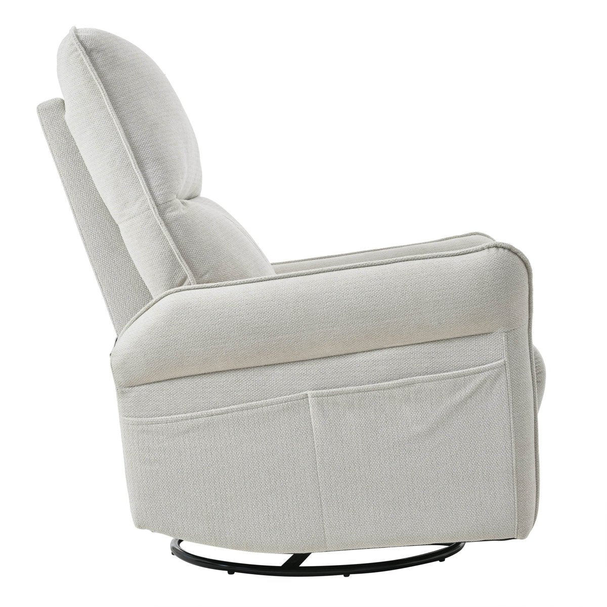 360 - Degree Swivel Rocker Recliner Chair With Footrest - Restanew - Omega Lifestyles