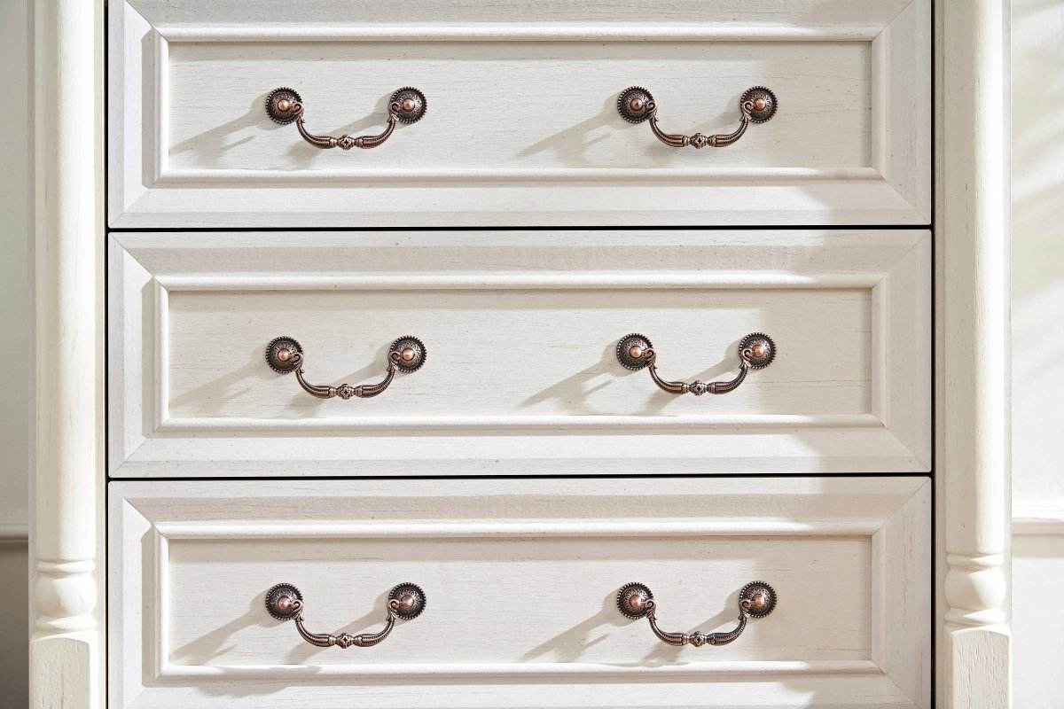 7-Drawer Rustic Walnut Storage Dresser Chest - Sleep Galleria