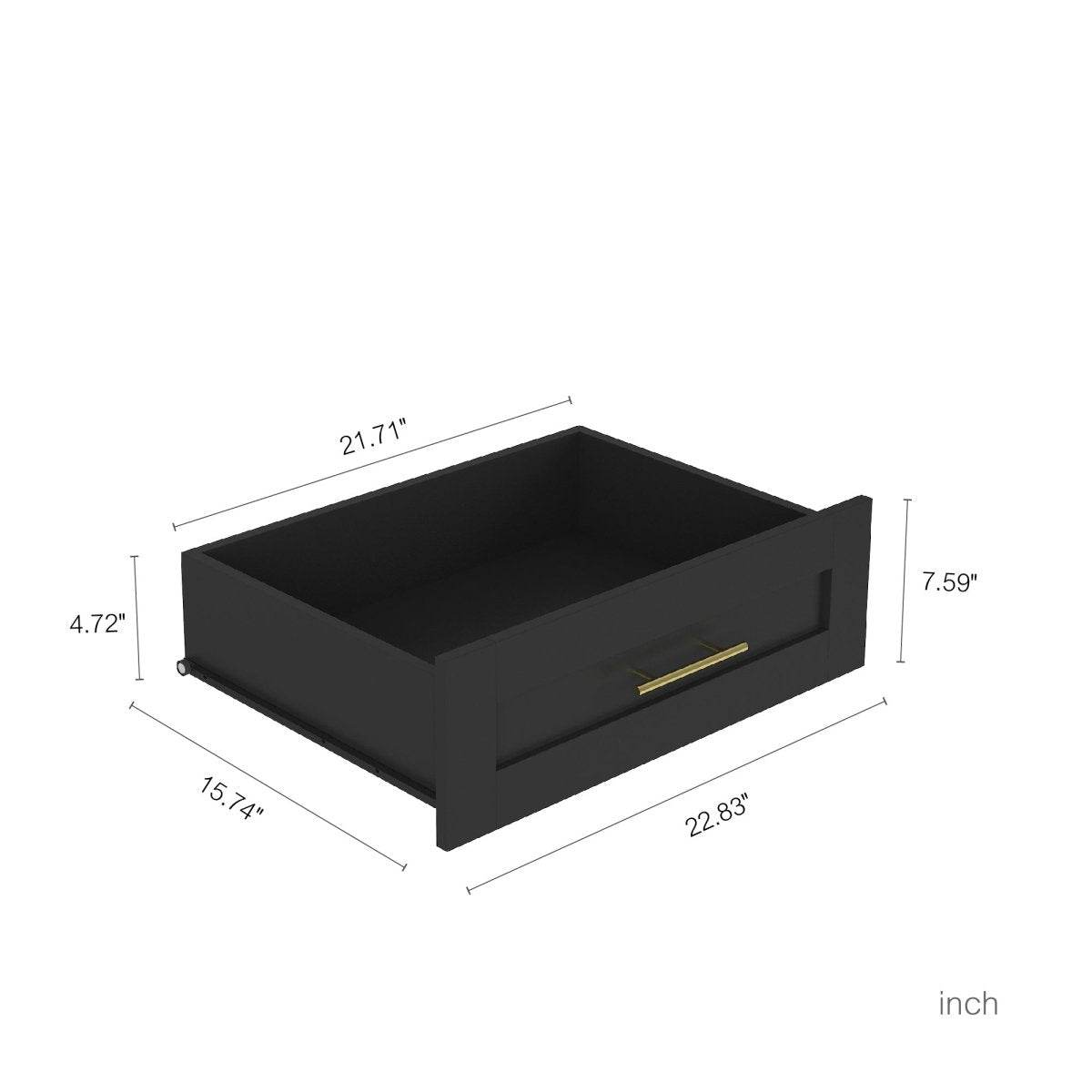 Black MDF Sliding Barn Door Armoire Wardrobe Cabinet - Sleep Galleria