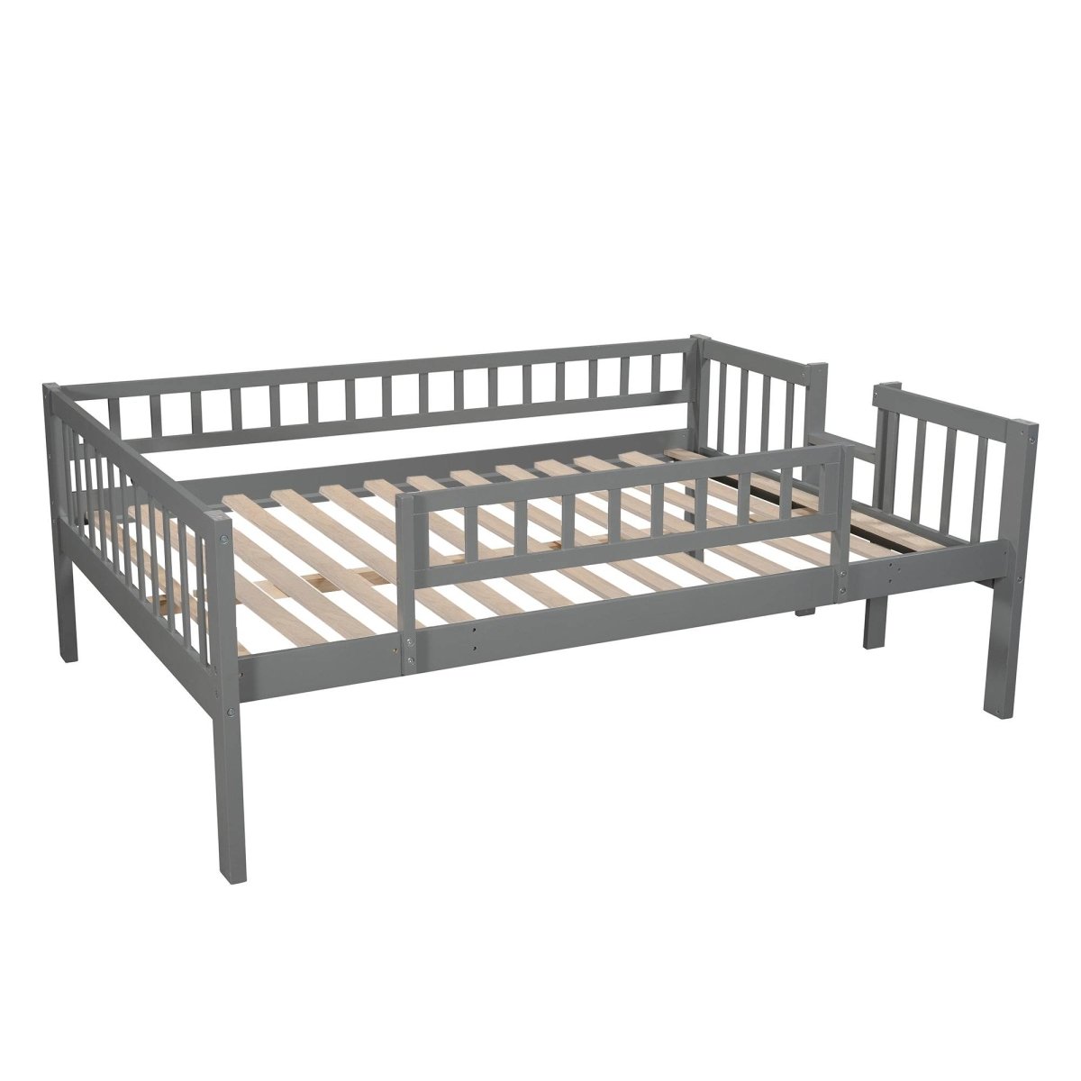 Full Over Full Over Full Triple Solid Wood Full Bed Frame - Restanew - Omega Lifestyles