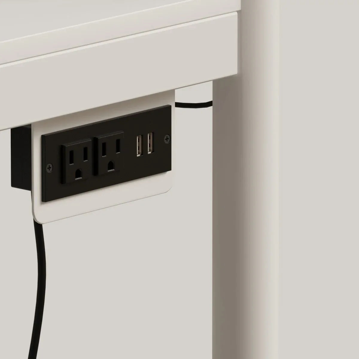 Full Size Metal Wood Bunk Bed With LED Lights And Desk - Omega Lifestyles