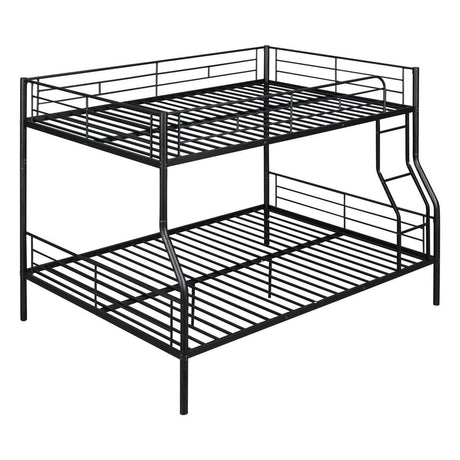 Full XL Over Queen Iron Frame Bunk Bed - Sleep Galleria