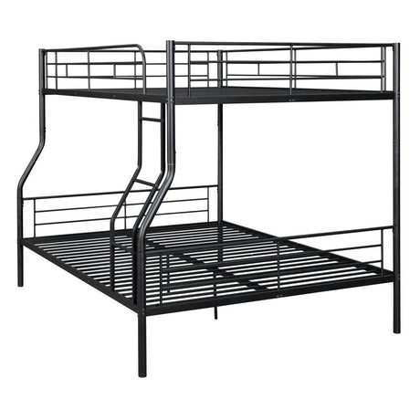 Full XL Over Queen Iron Frame Bunk Bed - Sleep Galleria
