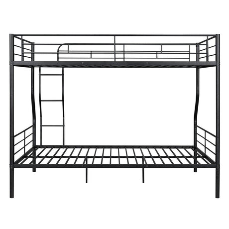 Full XL Over Queen Iron Frame Bunk Bed - Sleep Galleria