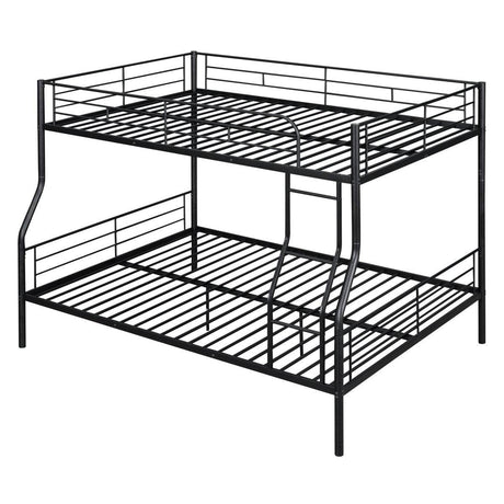 Full XL Over Queen Iron Frame Bunk Bed - Sleep Galleria