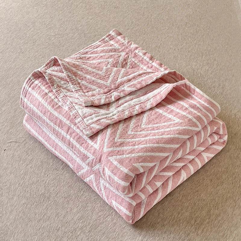 Japanese Style Breathable Cotton Gauze Blanket - Sleep Galleria