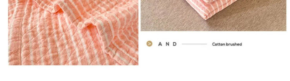 Japanese Style Breathable Cotton Gauze Blanket - Sleep Galleria