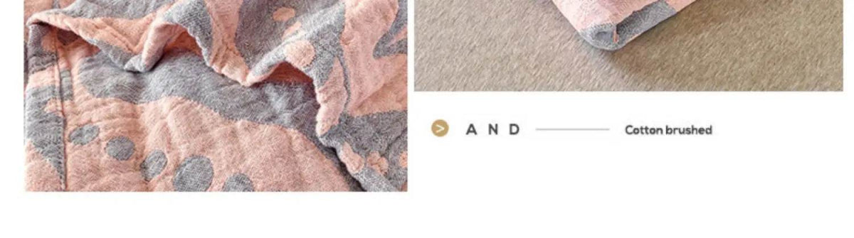 Japanese Style Breathable Cotton Gauze Blanket - Sleep Galleria