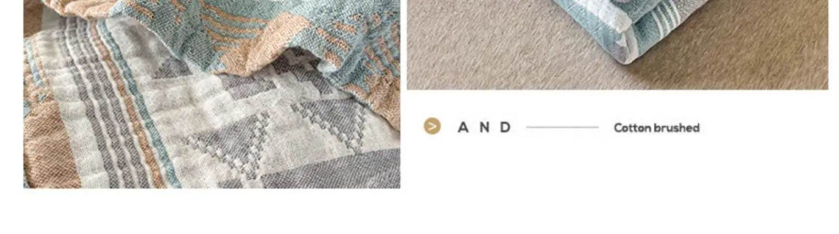 Japanese Style Breathable Cotton Gauze Blanket - Sleep Galleria